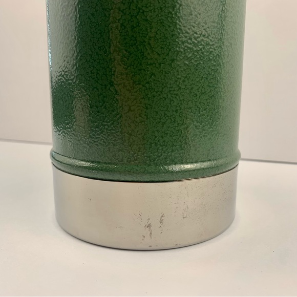 New STANLEY Green Stainless Steel XL 1.40Qt Classic Thermos Foldable Handle - Picture 14 of 15